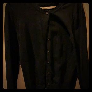 Black cardigan